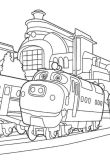 Раскраски для детей роботы поезда