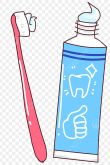 Зубная паста и щетка раскраска для детей