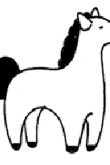 Дымковская лошадка раскраски