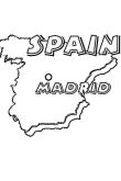 Испания раскраска