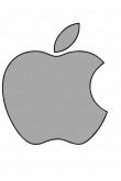 Раскраска яблоко от айфона