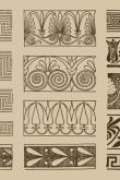 Древнегреческие орнаменты и узоры