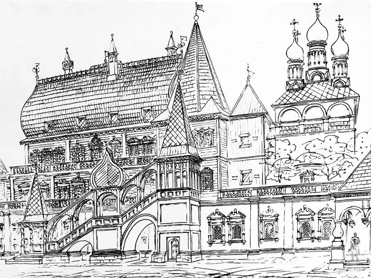 Часы с Сухаревой башни в Коломенском