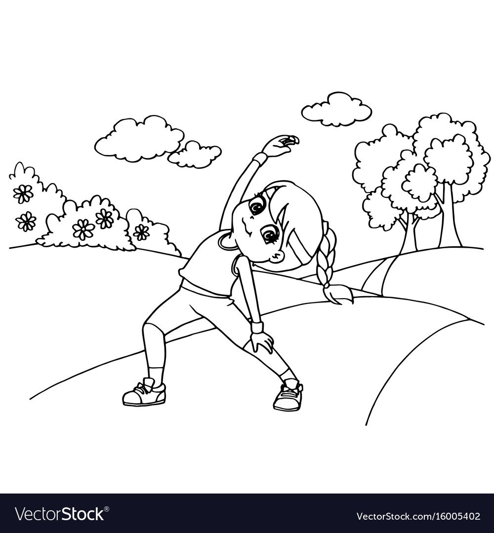 Рисунок на тему бег
