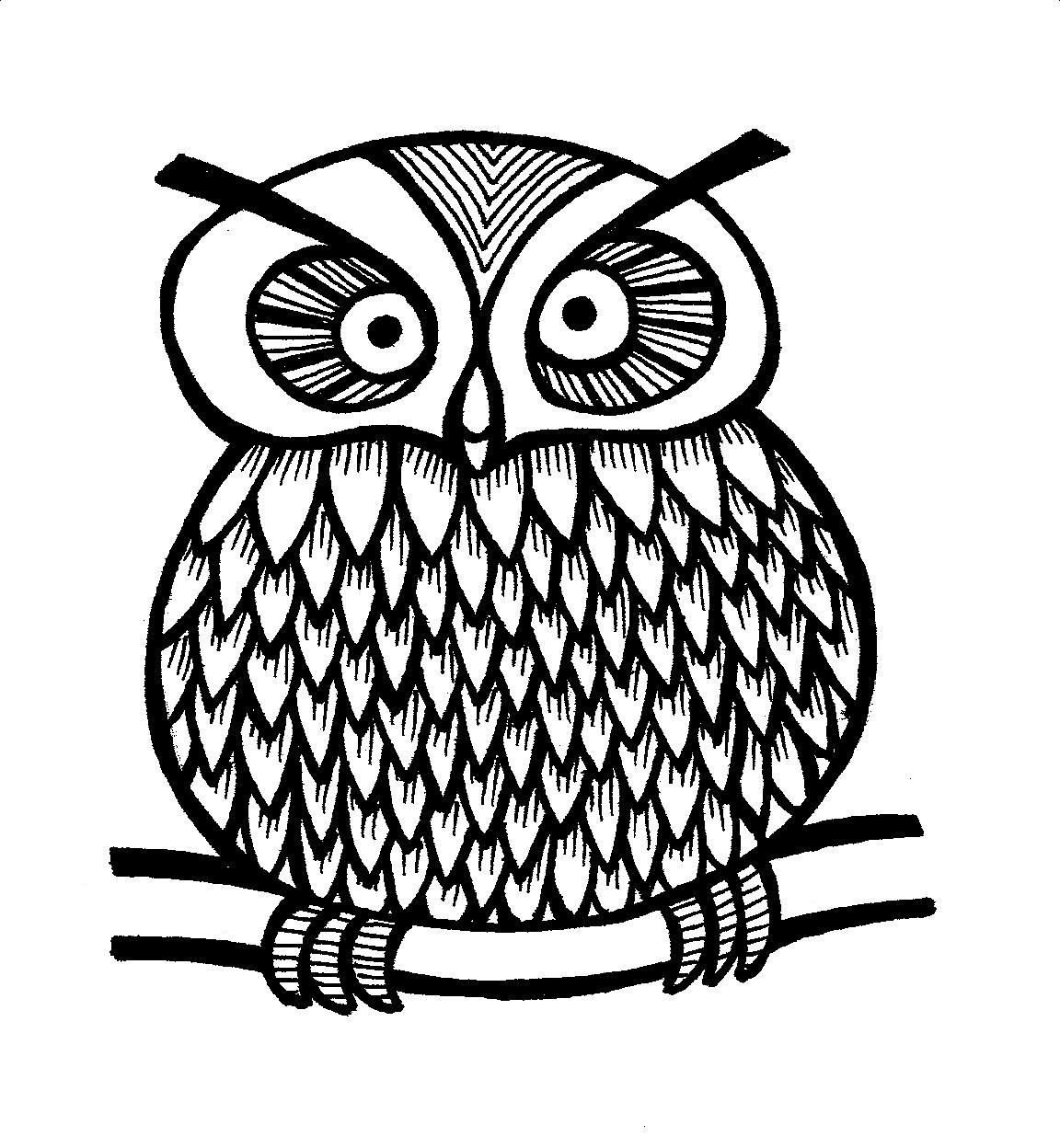 Раскраску мини Совы