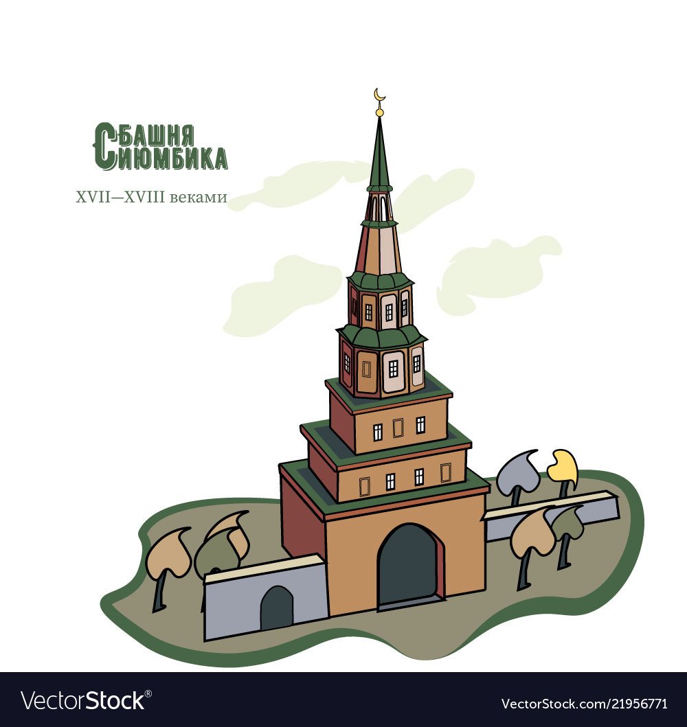 Мечеть кул Шариф вектор