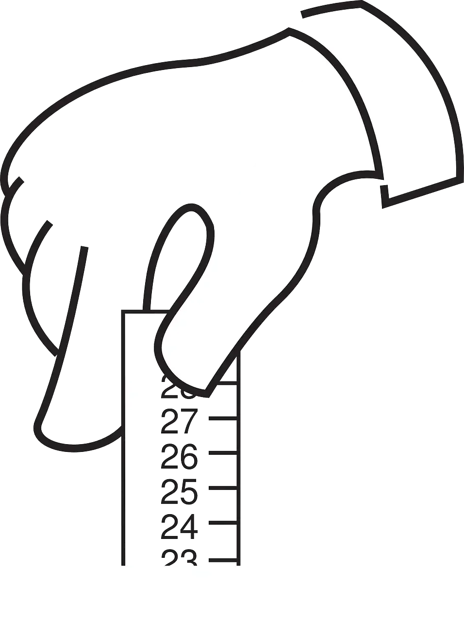 Линейка для разметки