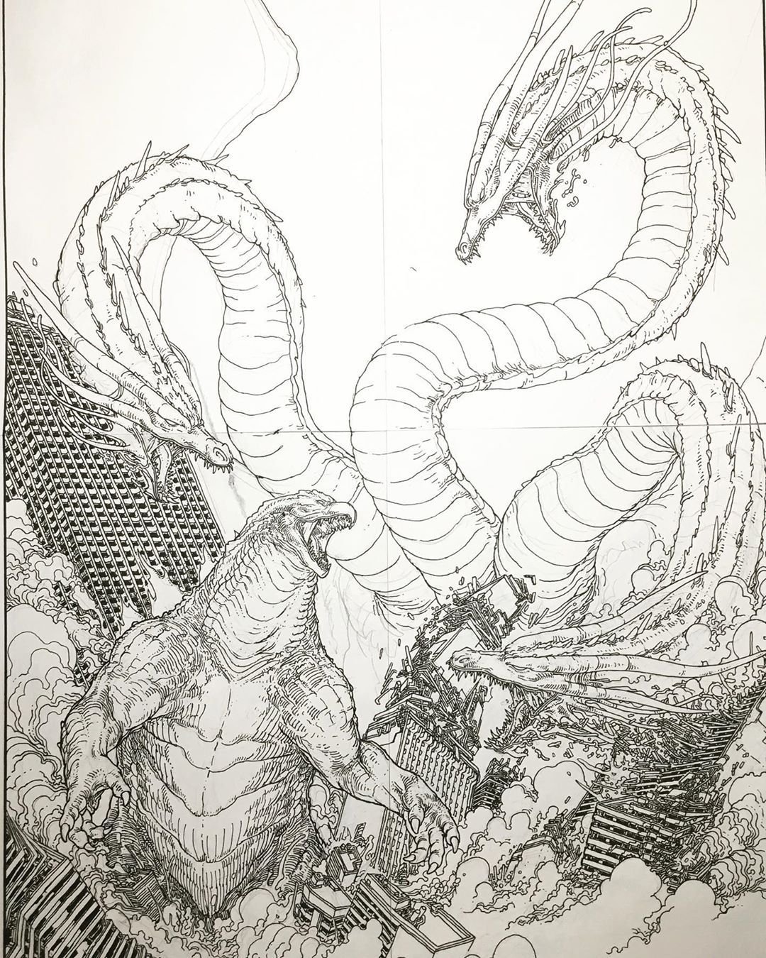 Годзилла Король монстров гидра