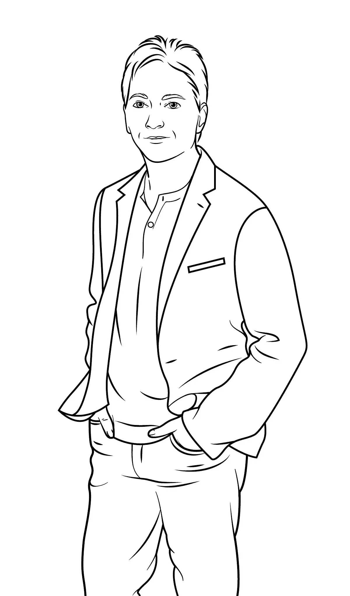 Скоморох рисунок