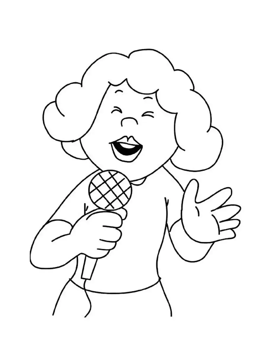 Режиссер раскраска