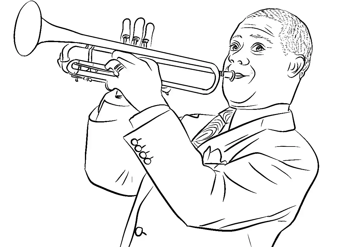 Актер раскраска