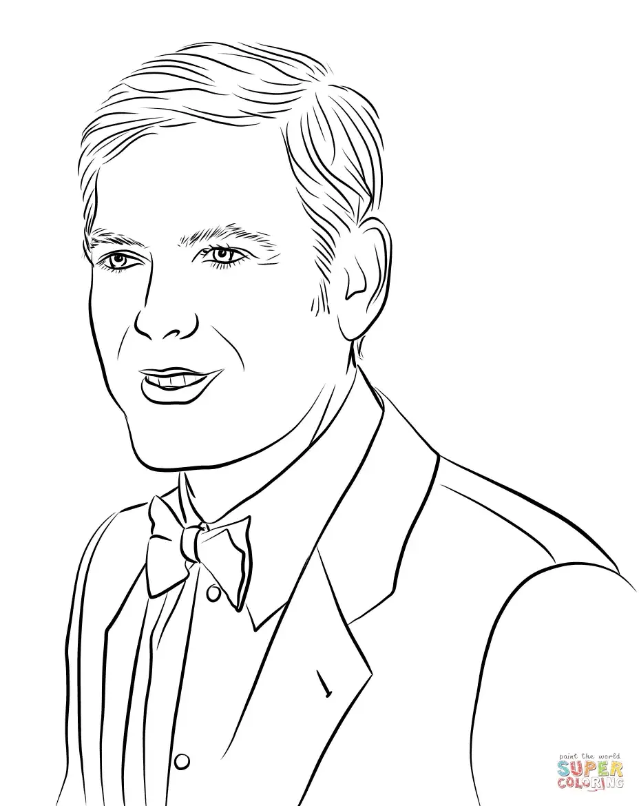 Раскраска Зак Эфрон