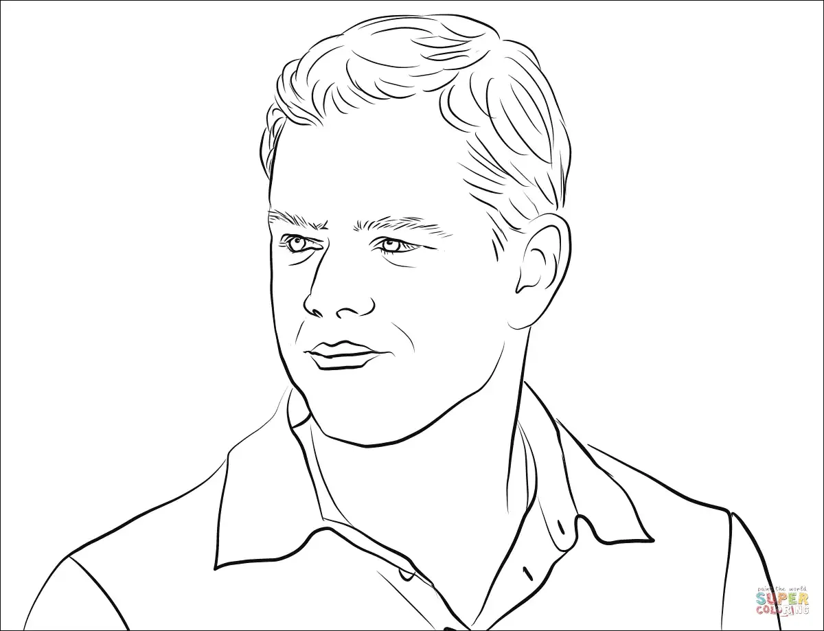 Чарли Чаплин карандашом