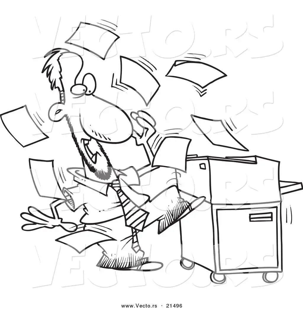 Ксерокопия рисунок