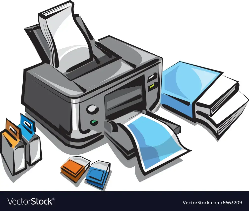 Принтер мультяшный