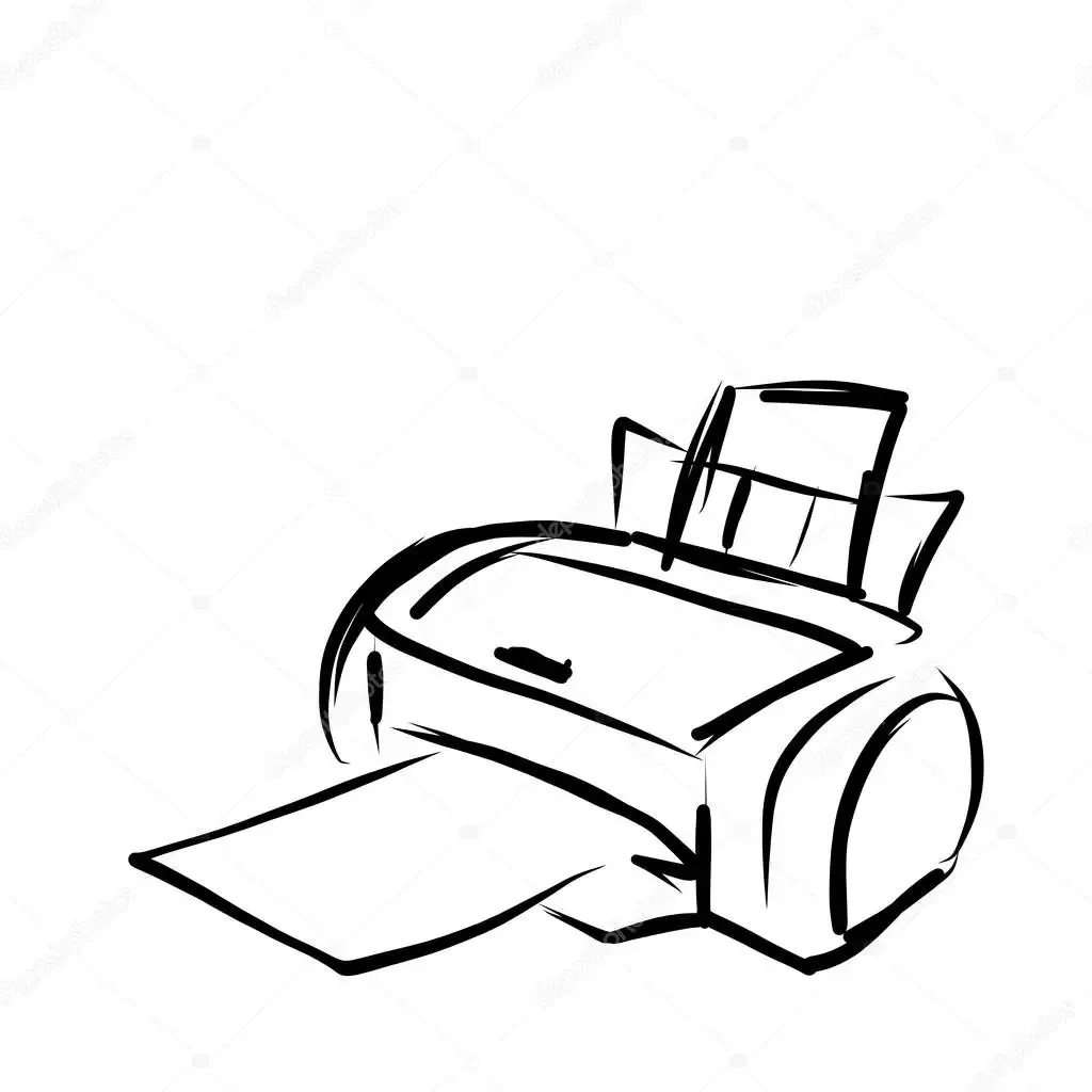 Принтер эскиз