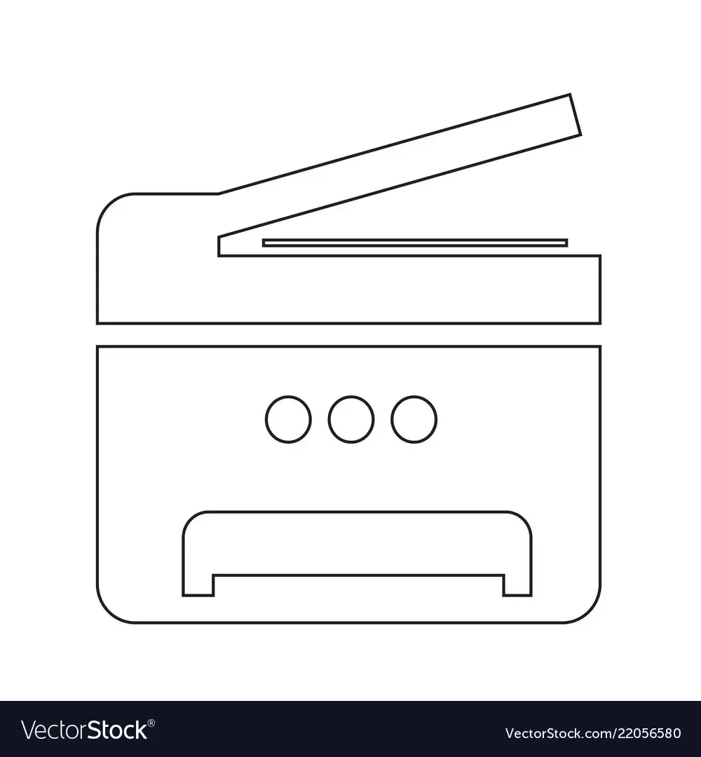 Принтер схематично