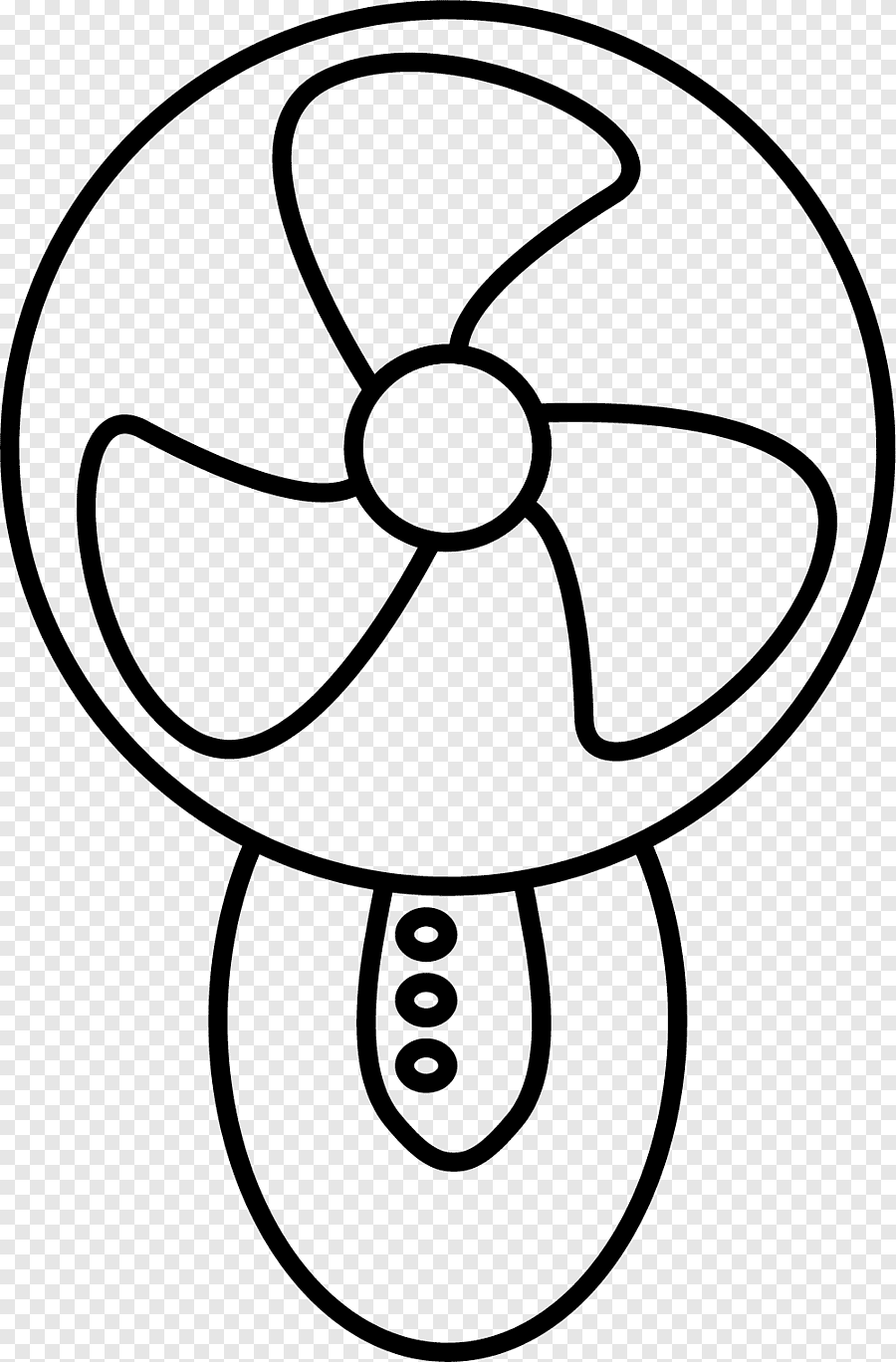 Вентилятор раскраска