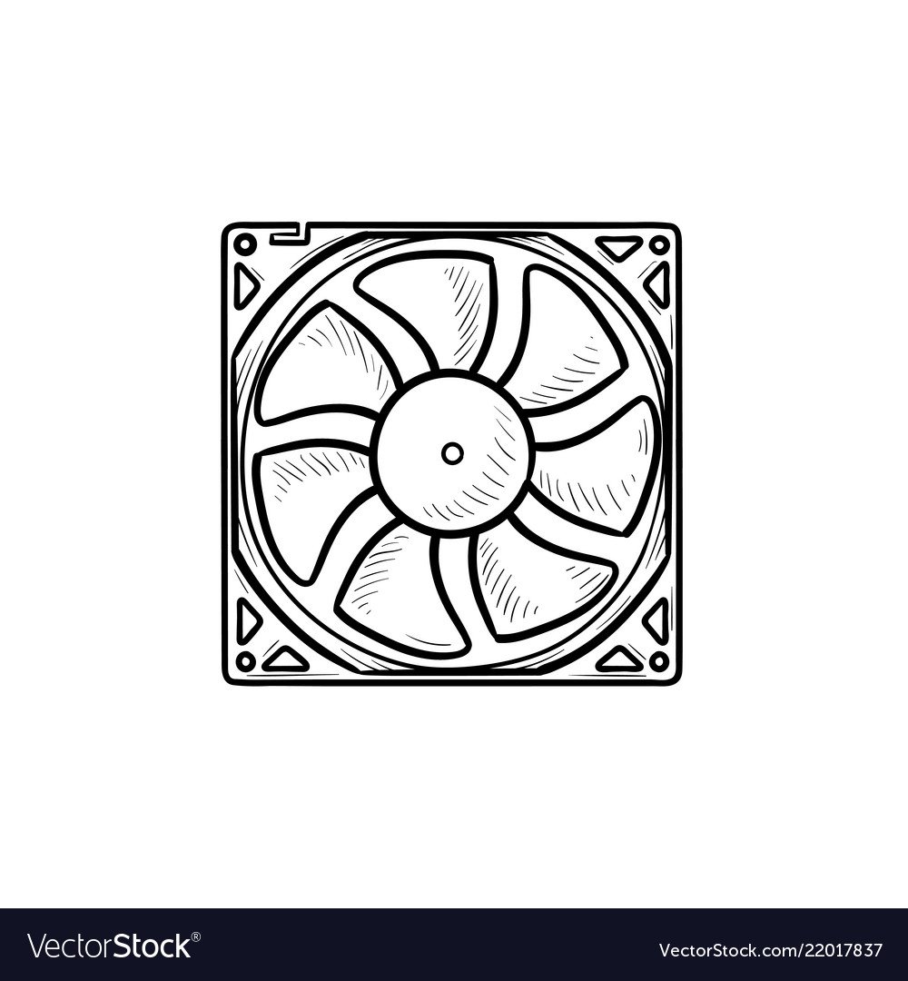 Вентилятор нарисованный