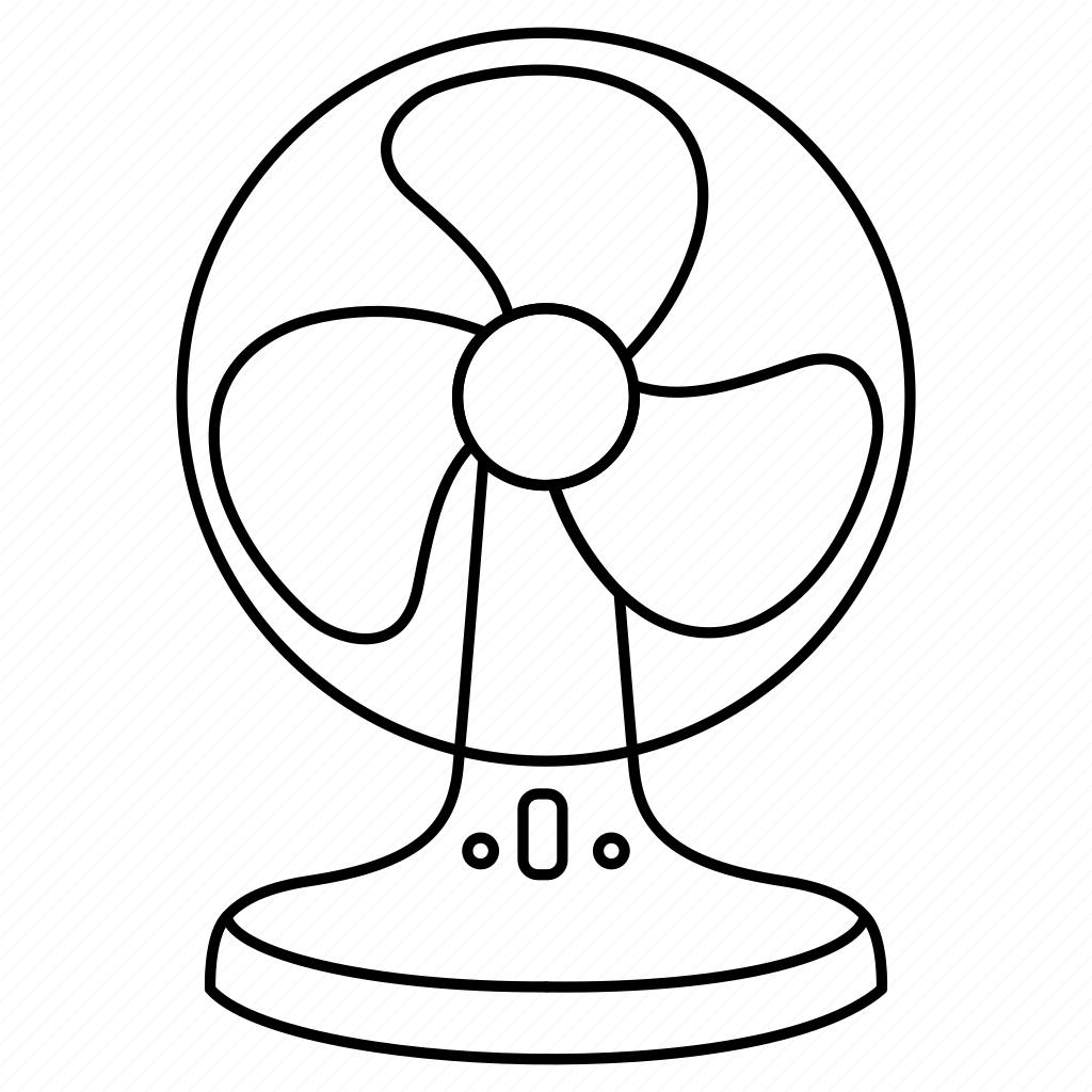 Вентилятор раскраска