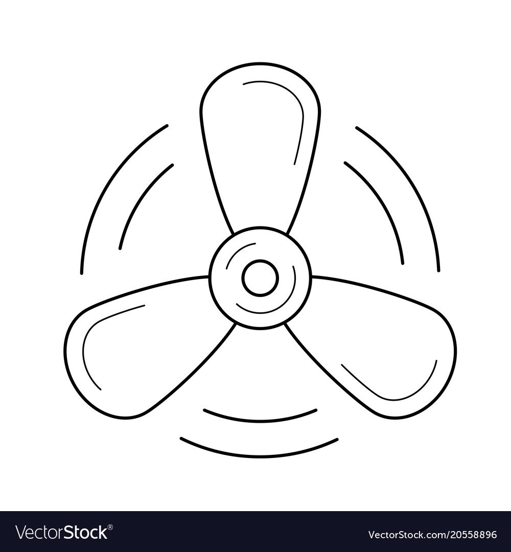 Вентилятор рисунок для детей