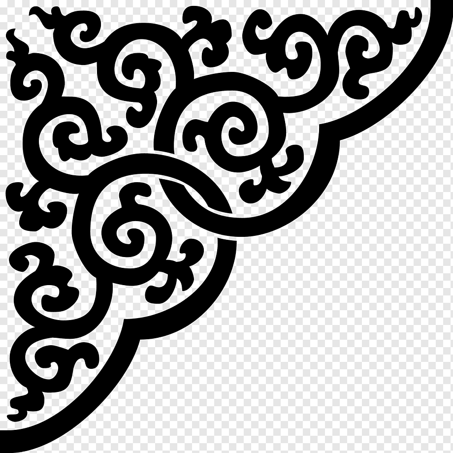 Казахский орнамент угловой