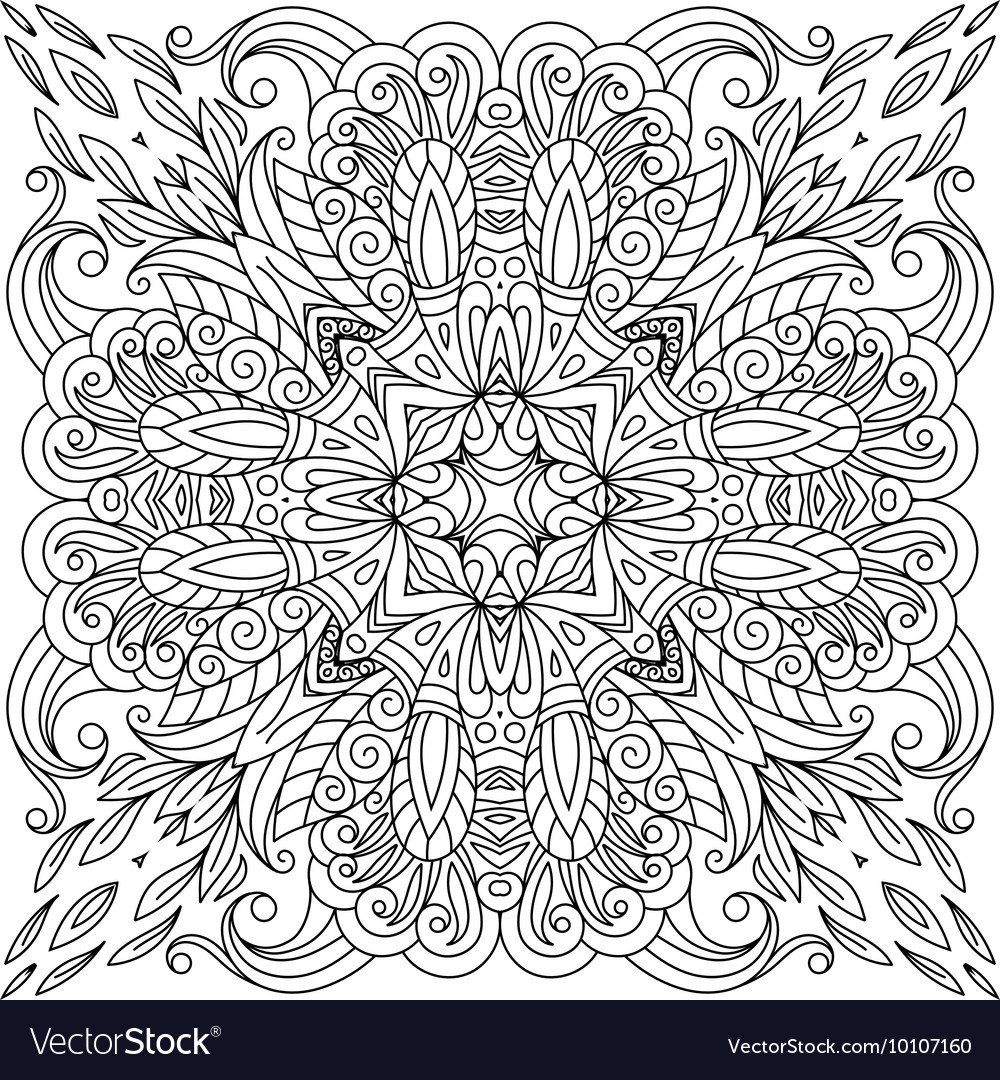 Раскраски орнаментов ковров