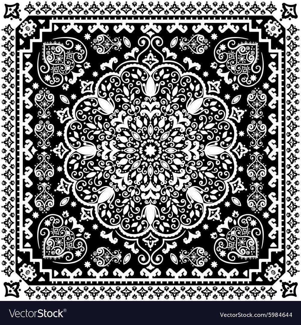 Ковровый орнамент вектор