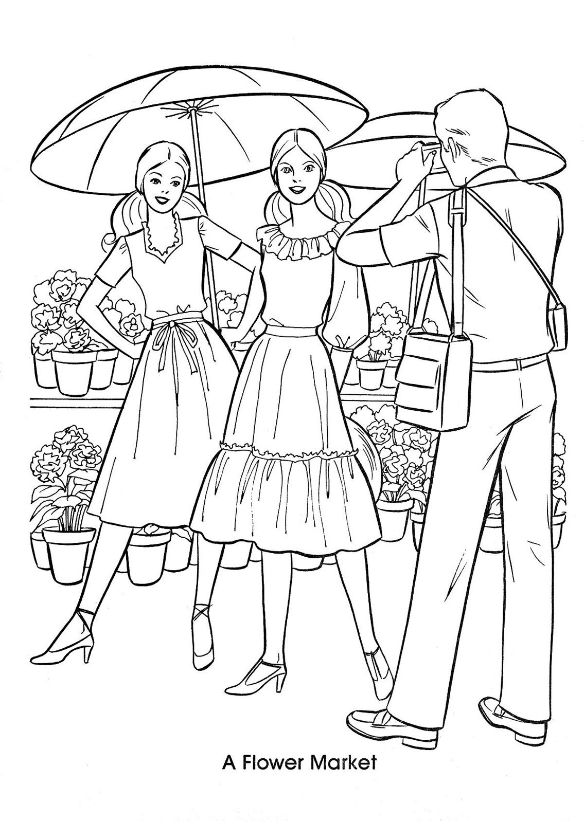 Раскраска Барби ветеринар