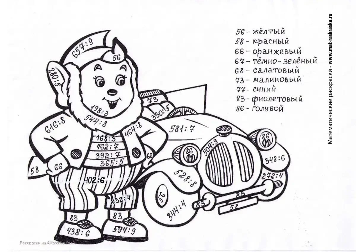 Раскрашиваем таблицу умножения