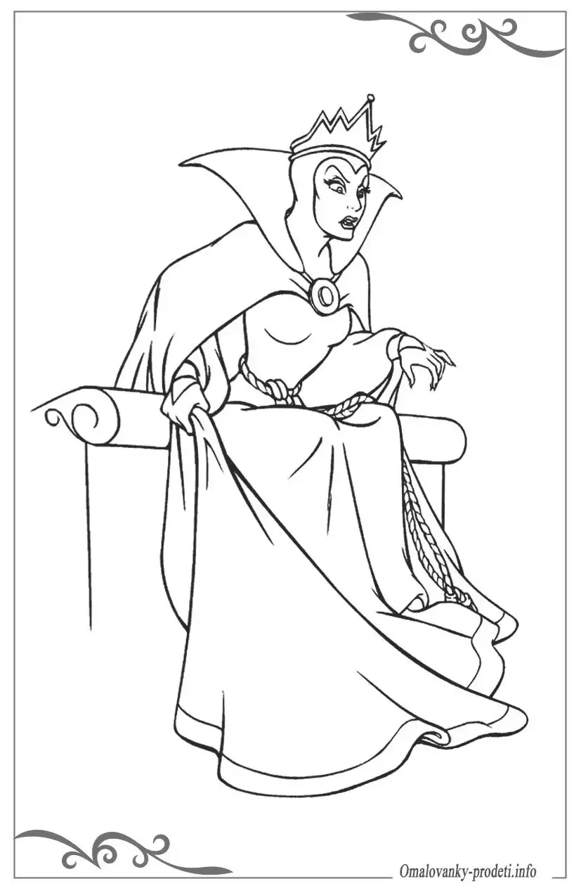 Лапландка из снежной королевы раскраска