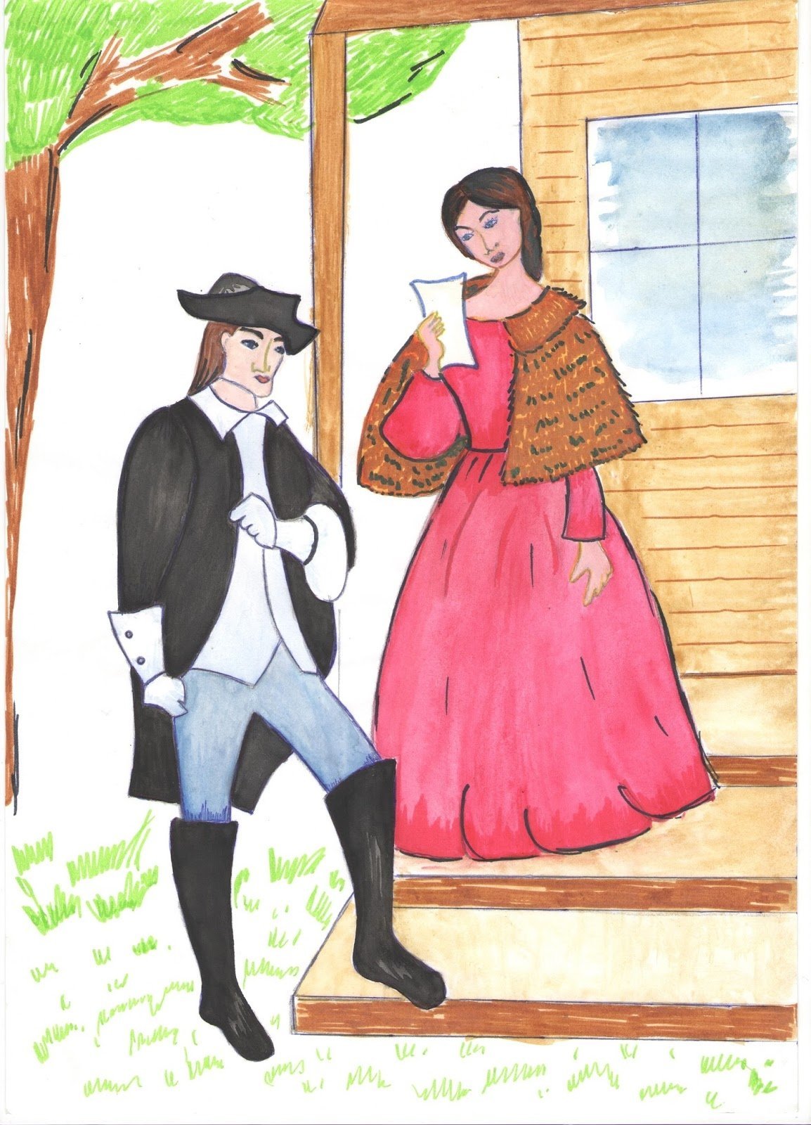 Капитанская дочка рисунки к произведению