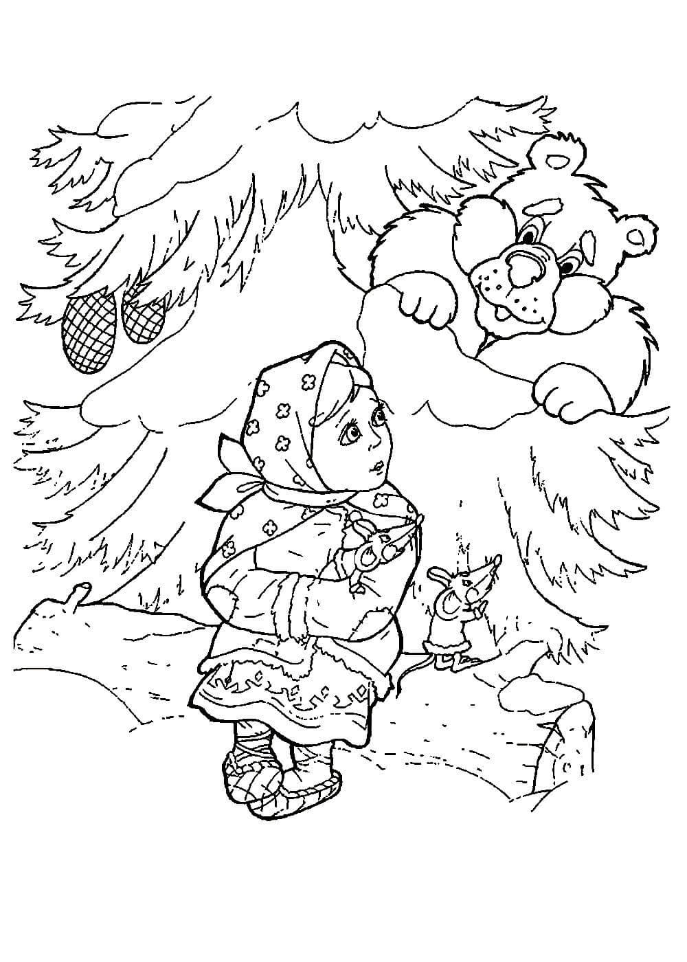 Мороз Иванович Одоевский раскраска