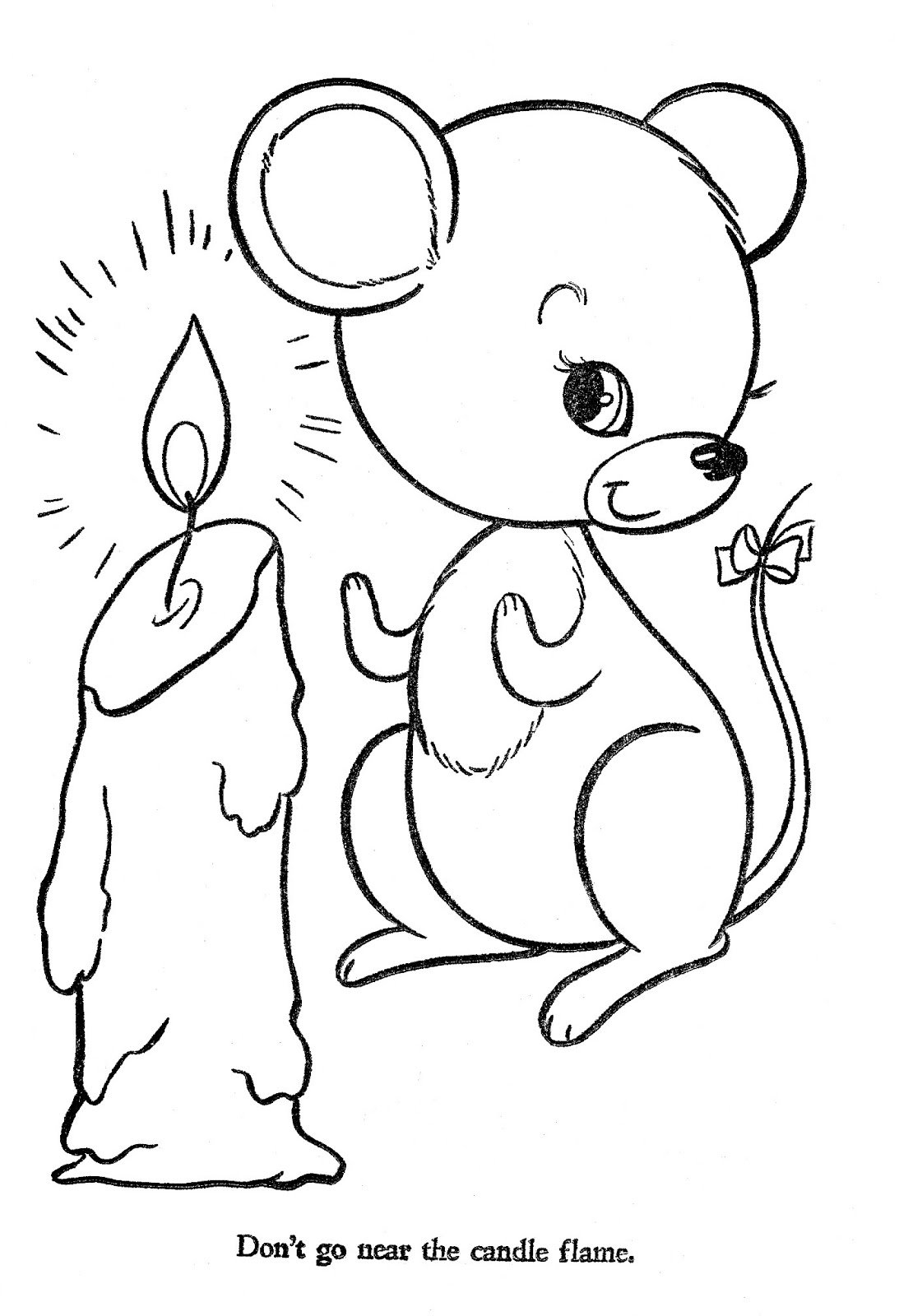 Сказка о глупом мышонке раскраска для детей