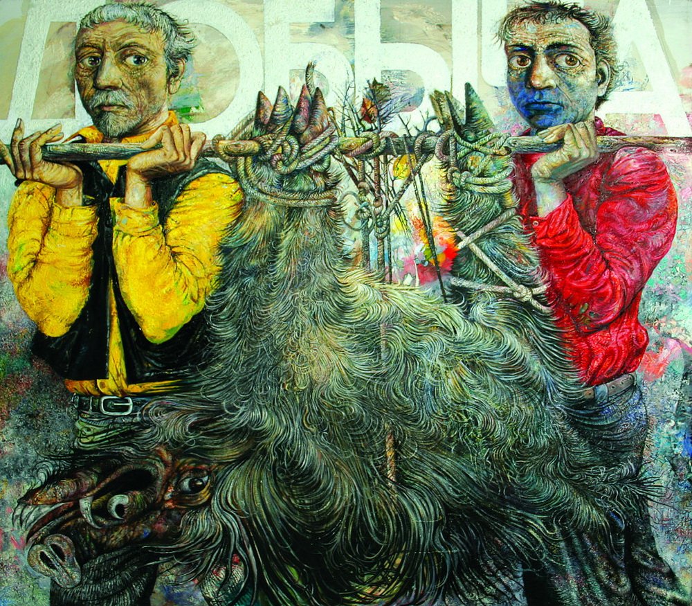 Художник график Олег Яхнин Петербург