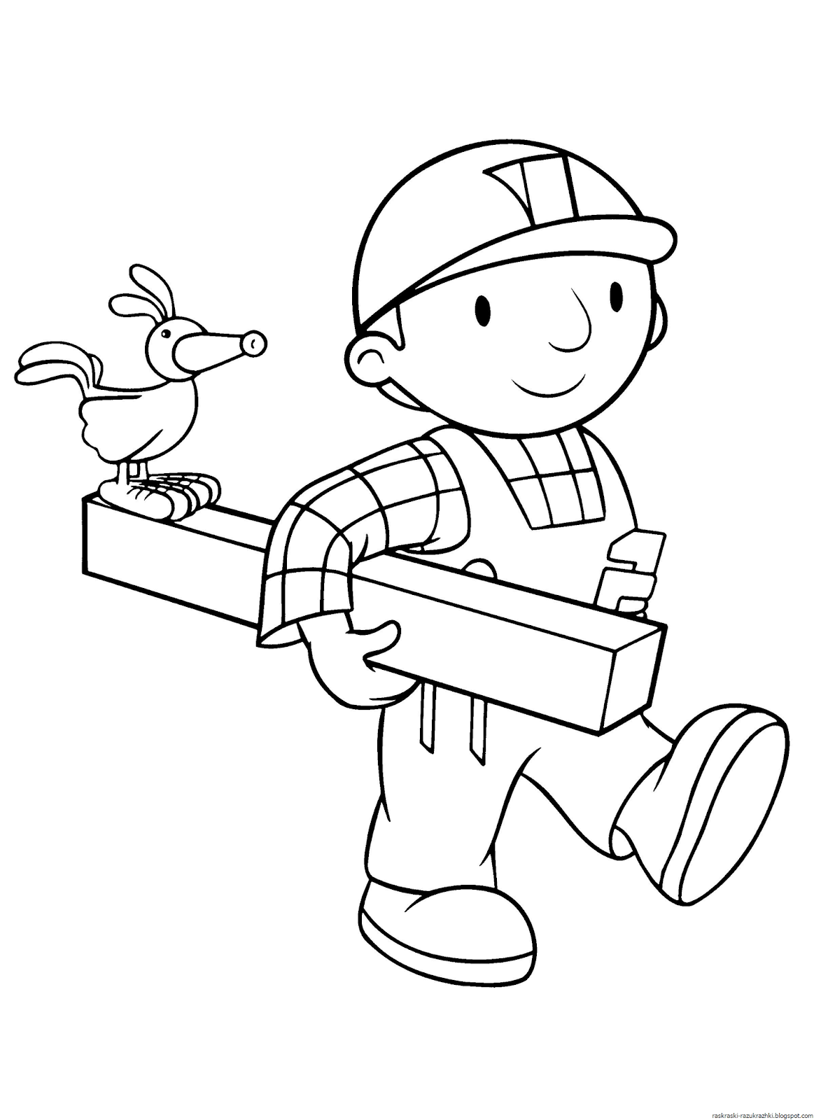 Профессия маляр раскраска