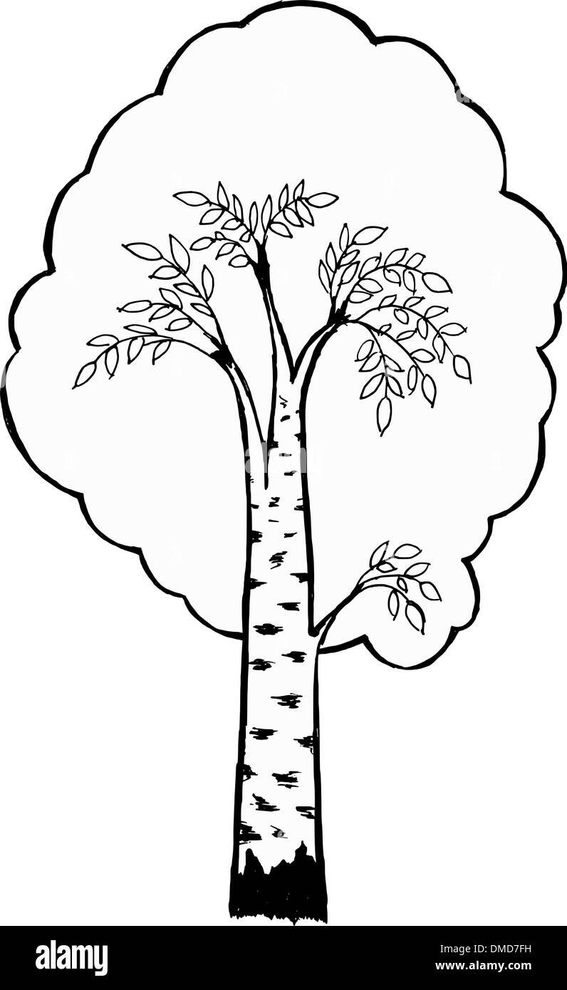 Дятел раскраска