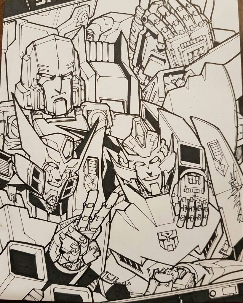 Transformers MTMTE раскраски