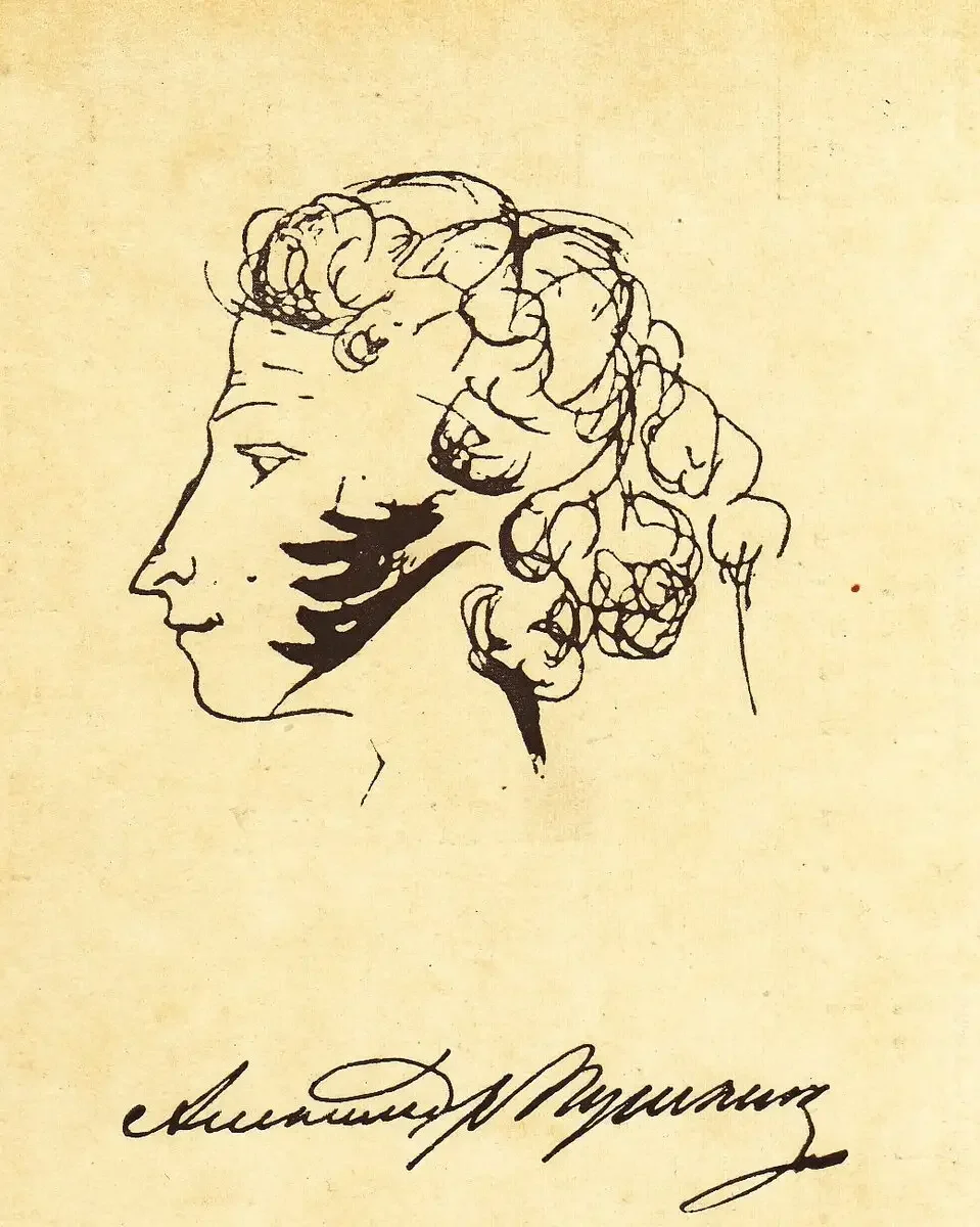 Александр Сергеевич Пушкин профиль