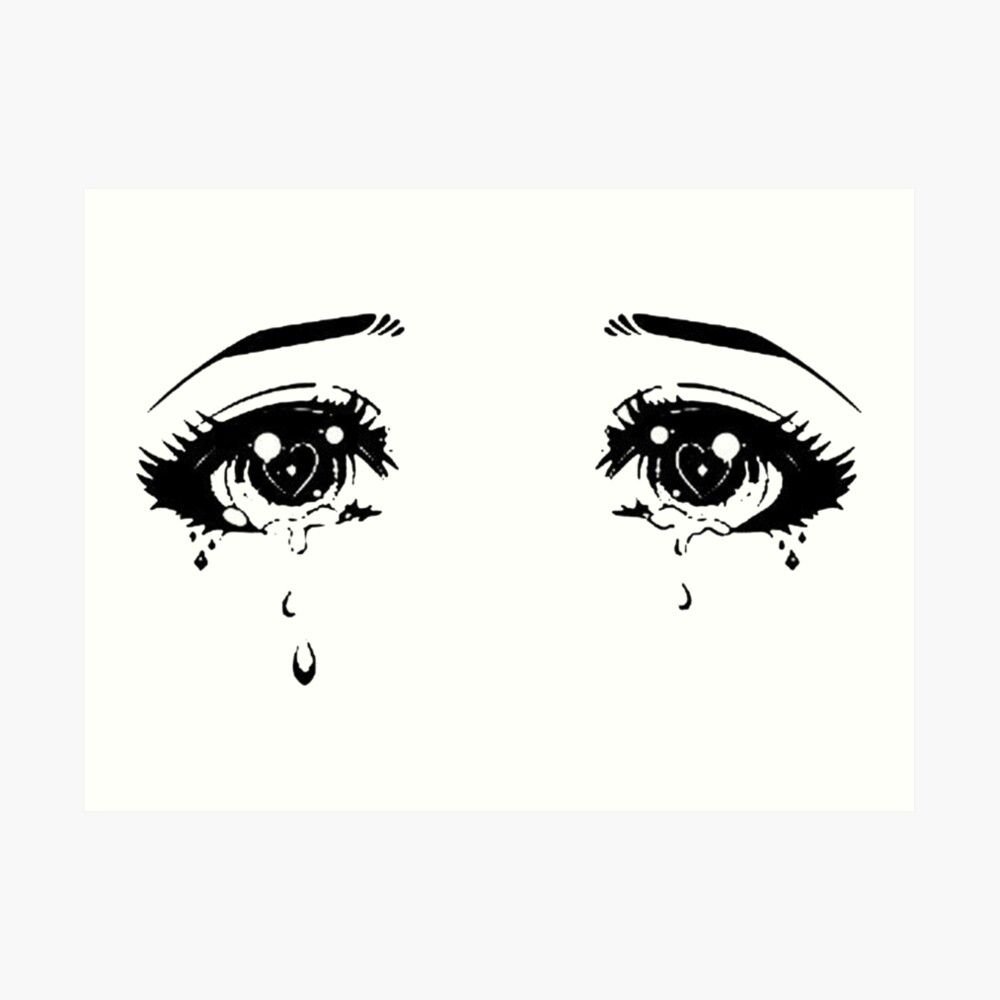 Плачущий глаз аниме