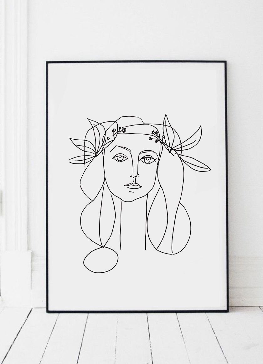 Раскраска Пикассо кубизм