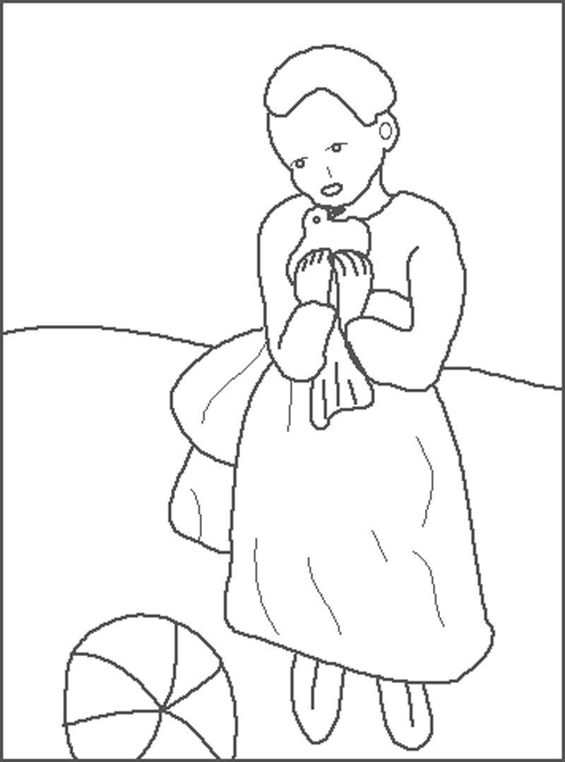 Раскраска в стиле Пикассо