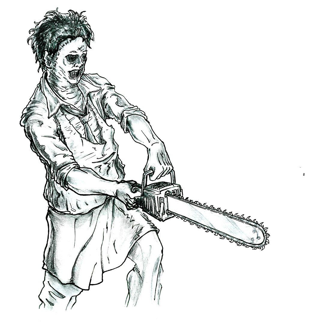 Раскраска МАНЬЯК убийца