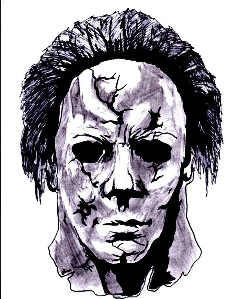 Джейсон Вурхис рисунок