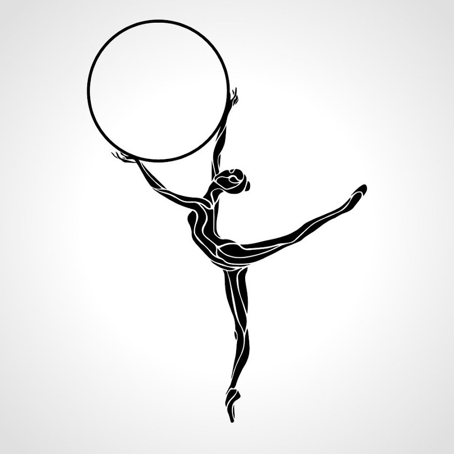 Воздушные гимнасты раскраска