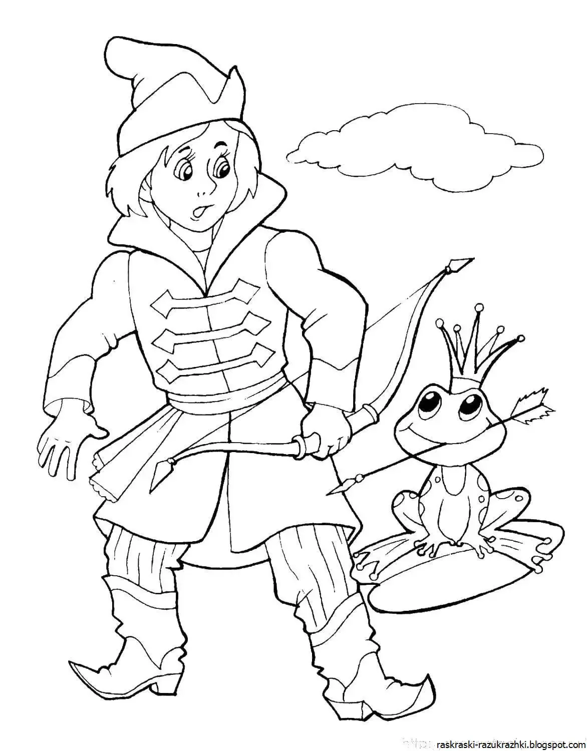 Герои сказки Колобок раскраска