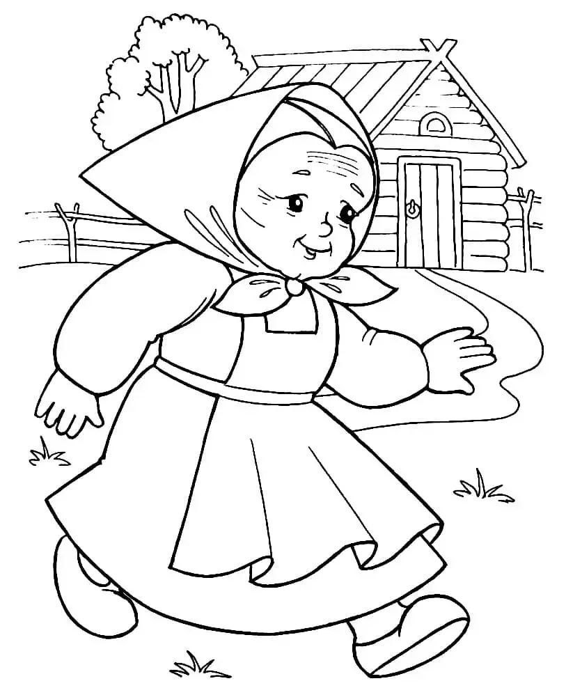 Емеля раскраска