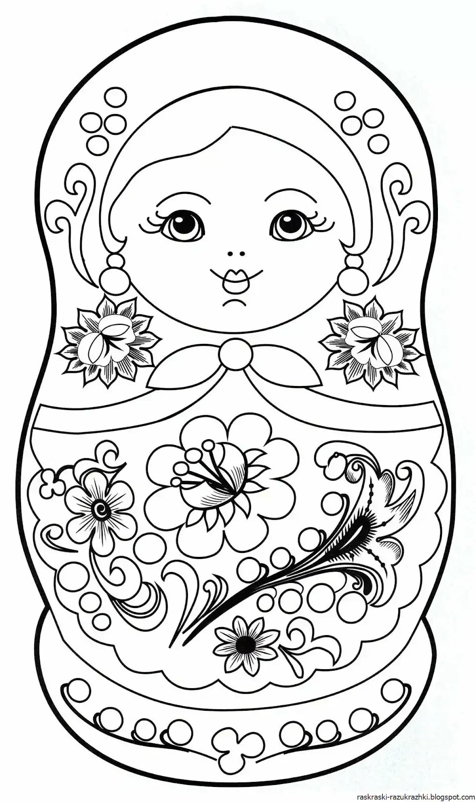 Раскраски народные промыслы России