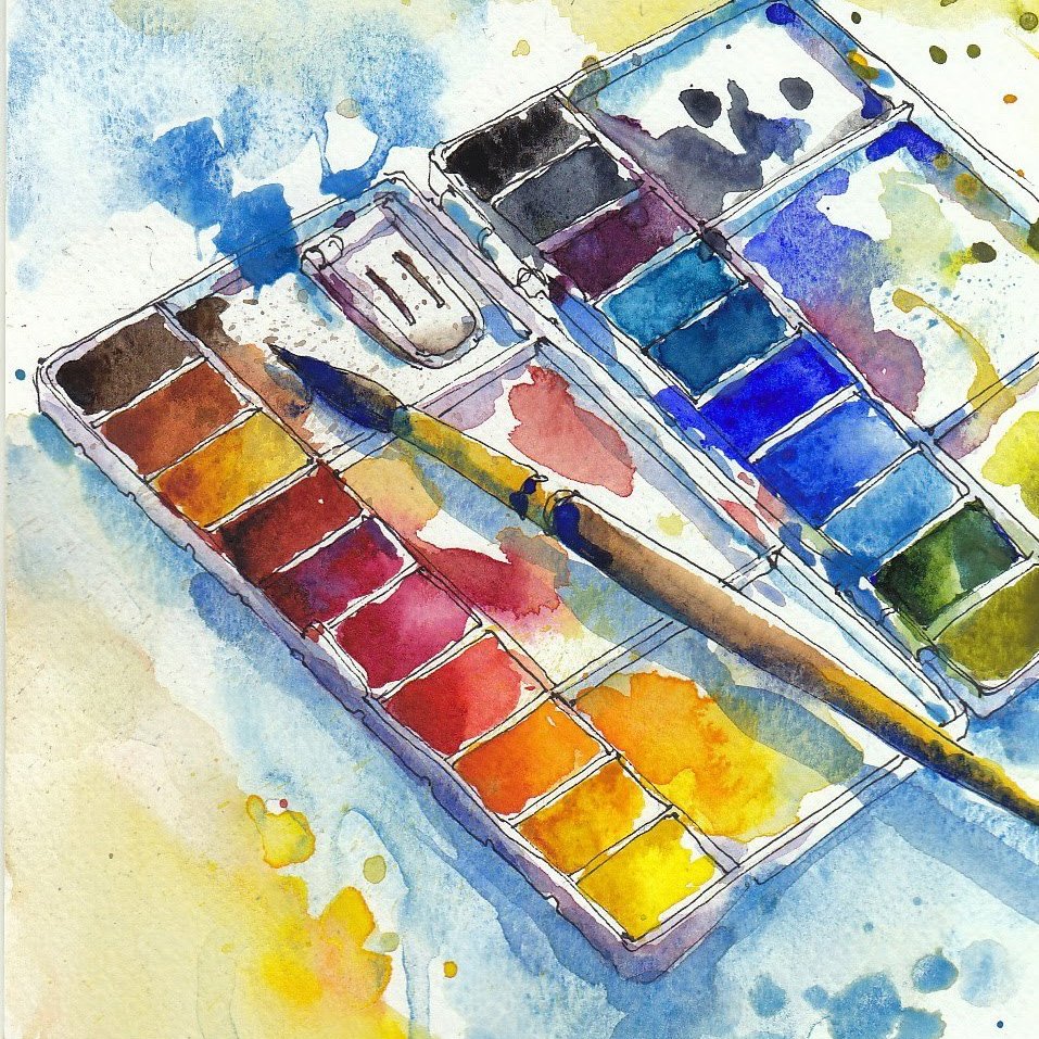 Акварельные рисунки