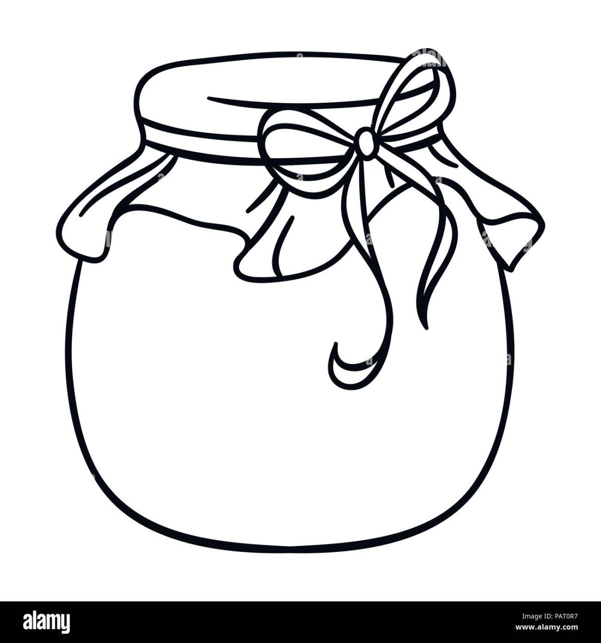 Мед для раскрашивания для дошкольников